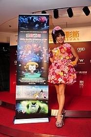 香港国際映画祭に出席したはるな愛「豆富小僧」