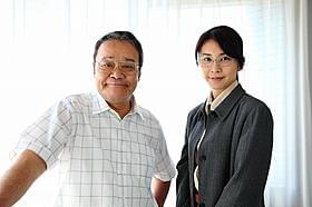 映画に出演する竹内結子と西田敏行「はやぶさ HAYABUSA」