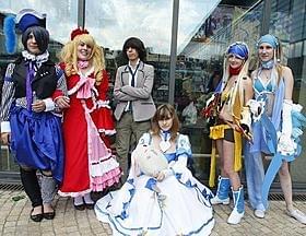 「JAPAN EXPO」でコスプレ姿を披露するフランス人の若者「イキガミ」
