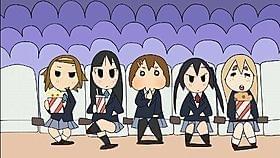 3頭身の「けいおん!」キャラがマナー指導「映画 けいおん!」