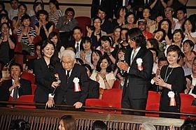新藤兼人監督、天皇陛下とともに最後の作品を鑑賞「一枚のハガキ」