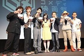 「極道めし」ティーチインに出席した出演者たち「極道めし」