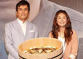 ジャパンプレミアに出席した澤穂希と石原良純「猿の惑星」