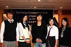 「ももいろそらを」小林啓一監督とキャスト陣「ももいろそらを」