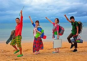 西表島ロケに参加した阿部サダヲ、永山絢斗、貫地谷しほり、佐々木希「ぱいかじ南海作戦」