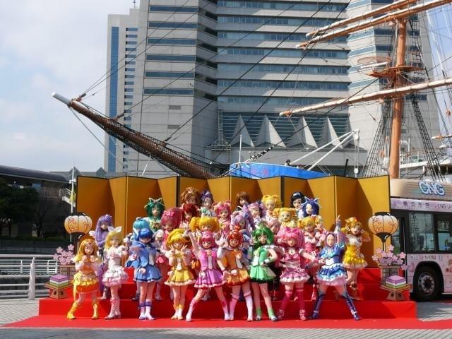 プリキュア28人がみなとみらいに大集合！横浜市とのタイアップが始動