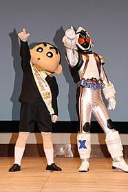 しんちゃんと仮面ライダーフォーゼが夢のタッグ!「映画クレヨンしんちゃん 嵐を呼ぶ!オラと宇宙のプリンセス」