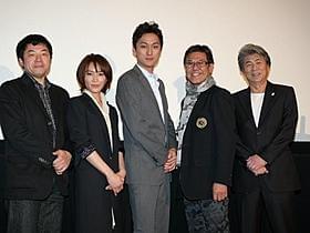 「ラーメン侍」初日挨拶に出席した 渡辺大、山口紗弥加ら「ラーメン侍」
