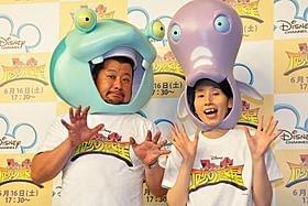 アフレコ収録を行ったケンドーコバヤシと箕輪はるか