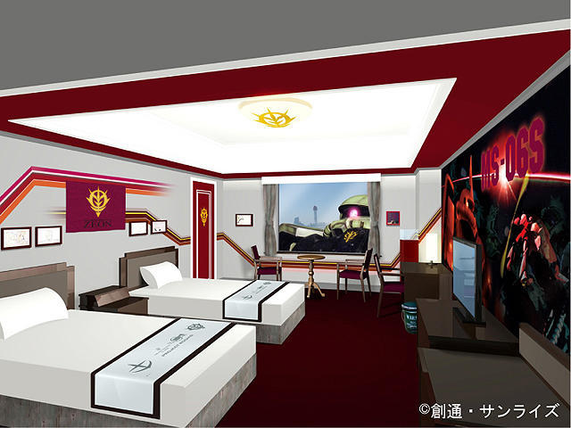 お台場のホテルに日本初の「機動戦士ガンダム」コンセプトルームが登場 - 画像2