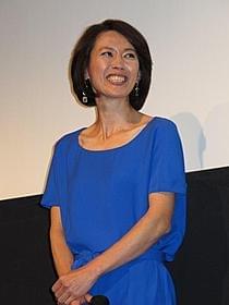 舞台挨拶に立った有森裕子氏「劇場版 ライバル伝説 光と影」
