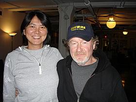 リドリー・スコット監督とのツーショット「プロメテウス」