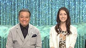 司会を務める西田敏行と荒川静香