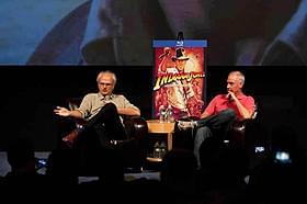 (左より)「インディ・ジョーンズ」製作秘話を披露した デニス・ミューレンとベン・バート「インディ・ジョーンズ 魔宮の伝説」