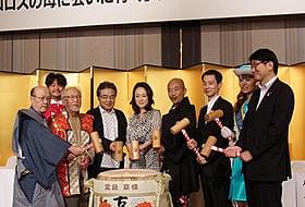 長崎市内で製作会見が行われた「ペコロスの母に会いに行く」「ペコロスの母に会いに行く」