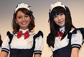姉妹役で共演する加藤夏希(左)とAKB48仲谷明香「武蔵野線の姉妹」