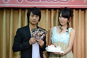 イベントに出席した松井咲子と清水一希「ビンゴ」