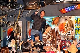飛び入り参加したクエンティン・タランティーノ監督「ジャンゴ 繋がれざる者」