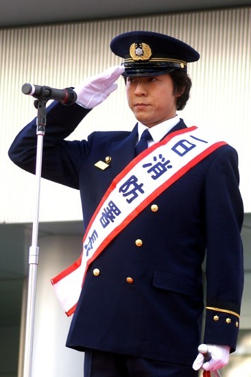 上川隆也、刑事役だけど一日消防署長 3・11に気持ち新た