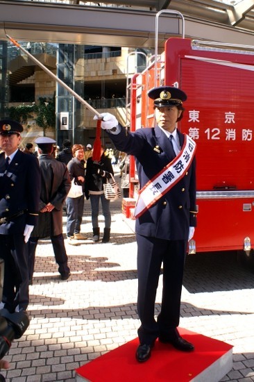 上川隆也、刑事役だけど一日消防署長 3・11に気持ち新た - 画像6