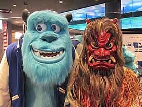 怖がらせ屋の大先輩なまはげとご対面「モンスターズ・ユニバーシティ」