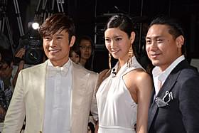 (左から)イ・ビョンホン、菜々緒、ジョン・M・チュウ監督「G.I.ジョー」