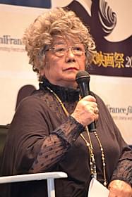 トークイベントに出席した映画評論家の秦早穂子氏「ローラ」