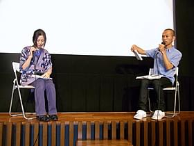 奥谷洋一郎監督と写真家・迫川尚子氏がトークセッション「ソレイユのこどもたち」