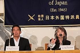 「終戦のエンペラー」会見の模様「終戦のエンペラー」