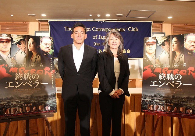 「終戦のエンペラー」日本人プロデューサー陣、外国特派員協会で会見