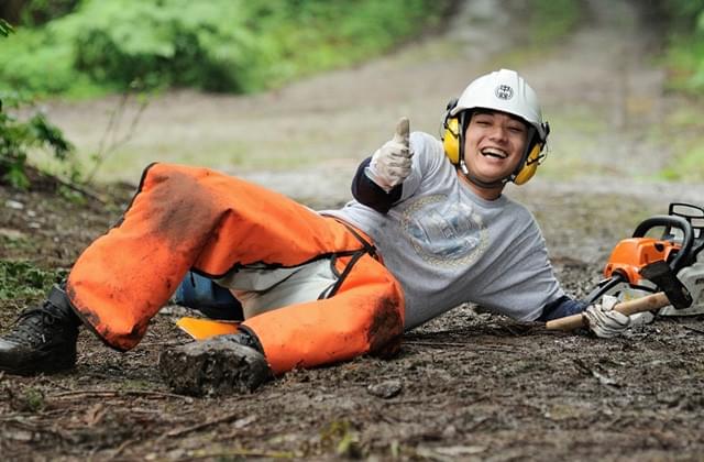 染谷将太×長澤まさみ×伊藤英明、充実感みなぎらせ「WOOD JOB！」撮了