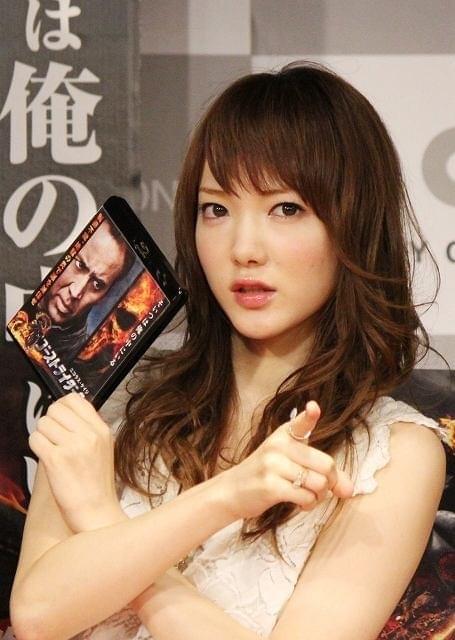 「ゴーストライダー2」をアピールした下田美咲