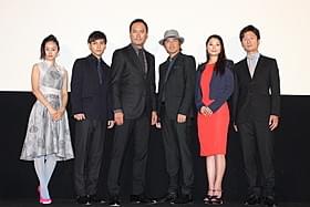 「許されざる者」公開記念舞台挨拶に立った 渡辺謙、佐藤浩市、柳楽優弥、李相日監督ら「許されざる者」