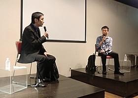 「うたかたの日々」を語った野崎歓氏(左)と中条省平氏「うたかたの日々」