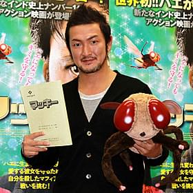 インド映画の公開アフレコを行った中村獅童「マッキー」