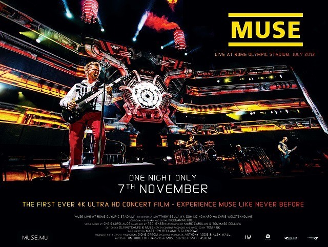 MUSEのソールドアウト公演、11月5日に世界同時プレミア決定 - 画像1