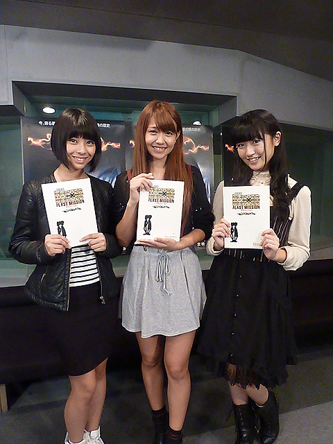 「HUNTER×HUNTER」にゲスト出演する （左から）田中美麗、志村理佳、前島亜美