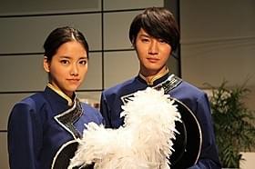 マーチングバンド部員を演じる竹富聖花と桜田通「MARCHING 明日へ」