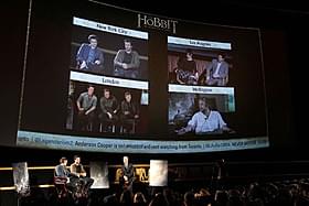 米・英・ニュージーランドの4会場を衛星で結んで開催「ホビット 竜に奪われた王国」