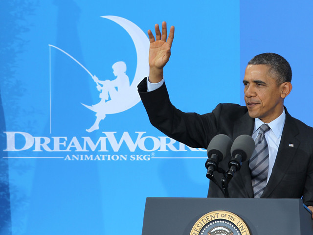 ドリームワークスアニメを訪問したオバマ大統領