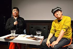 「ナンパをしないなんてもったいない」と説いた宮台氏(右)と湯山氏(左)「パリ、ただよう花」