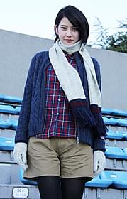 秩父宮ラグビー場ではラガーマン たちから大人気だった山崎紘菜「神さまの言うとおり」