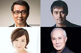 「柘榴坂の仇討」に出演する(左上から) 中井貴一、阿部寛、中村吉右衛門、広末涼子「壬生義士伝」