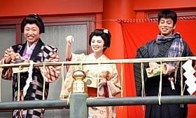時代劇初主演の田中麗奈らが神田明神で豆まき