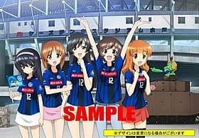 J2水戸ホーリーホックと「ガルパン」がコラボレーションしたイラスト