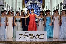 日本語吹き替え版でアナを演じる神田沙也加「アナと雪の女王」