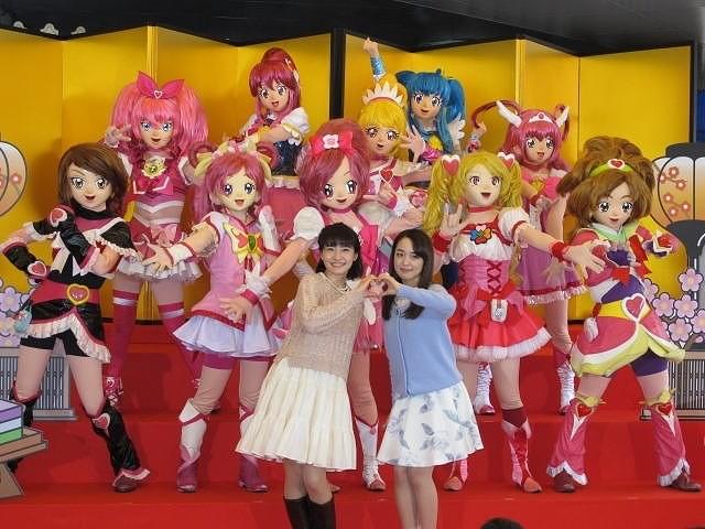 人気声優の中島愛＆潘めぐみ、プリキュアオールスターズと1日早いひな祭り満喫