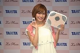 タニタ新製品をアピールした大島麻衣