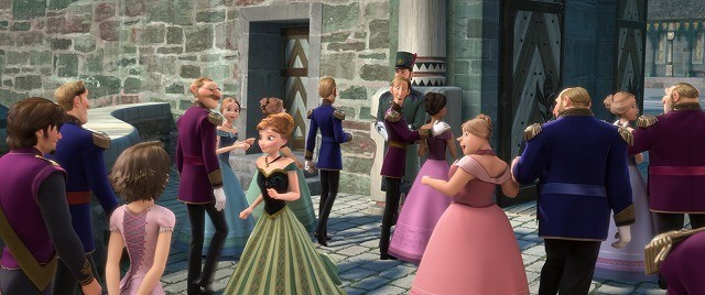 「アナと雪の女王」にラプンツェルが登場 （C）2014 Disney. All Rights Reserved.