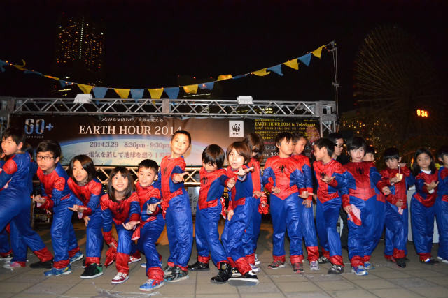 地球を守る“ちびっ子”スパイダーマン30人、“アースアワー”で横浜を一斉消灯！ - 画像2